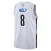 Brooklyn Nets Patty Mills 8 Nike 2022-23 City Edition Valkoinen Miesten Pelipaidat Swingman